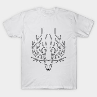 Forest Elk (Black) T-Shirt